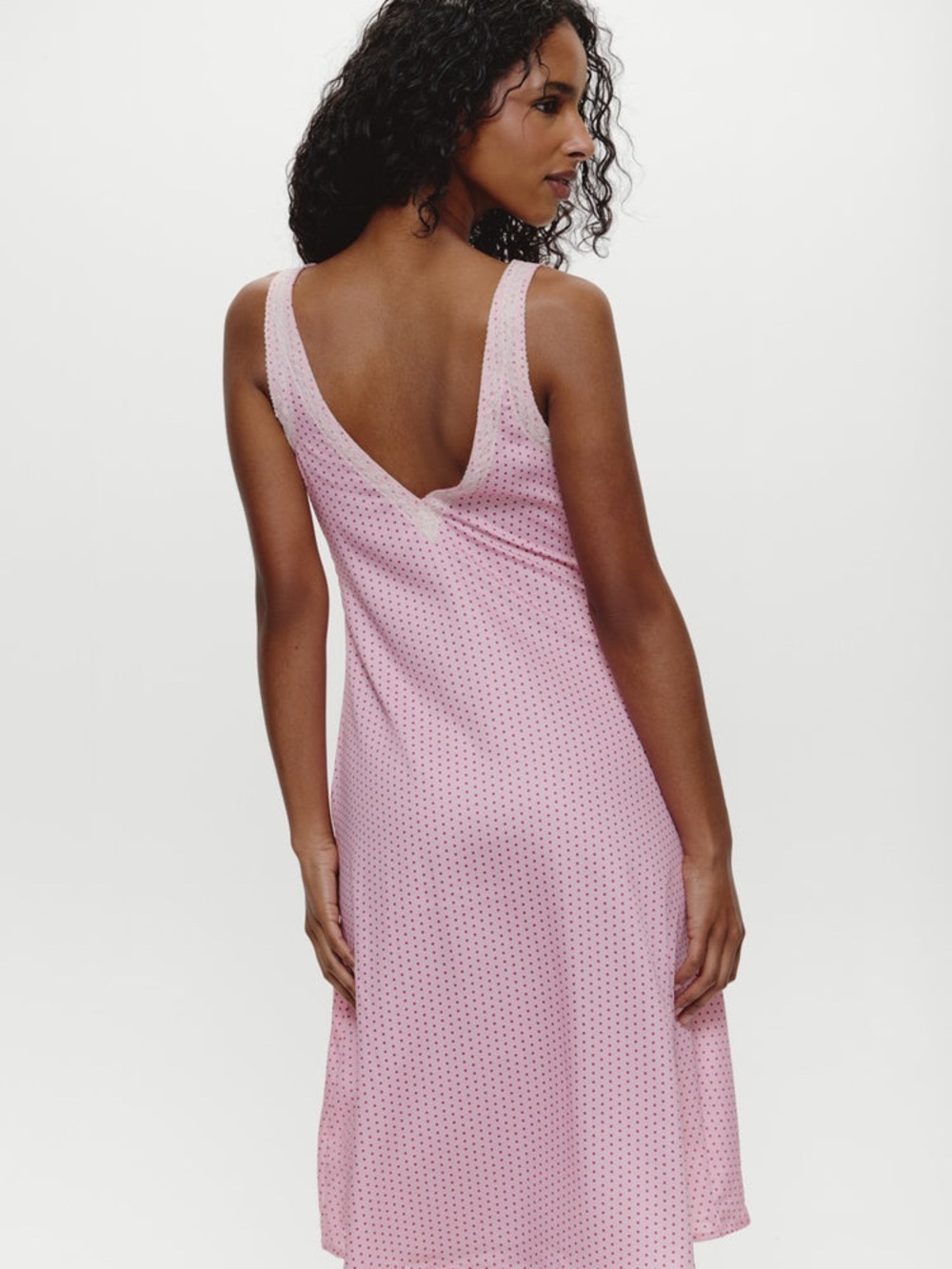 Frankie’s Bikini Memory Lane Satin Midi Dress - Picture 4 of 6